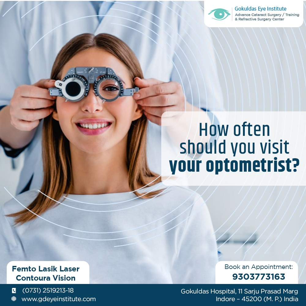 How often should visit your optometrist – Gokuldas Hospital Indore
