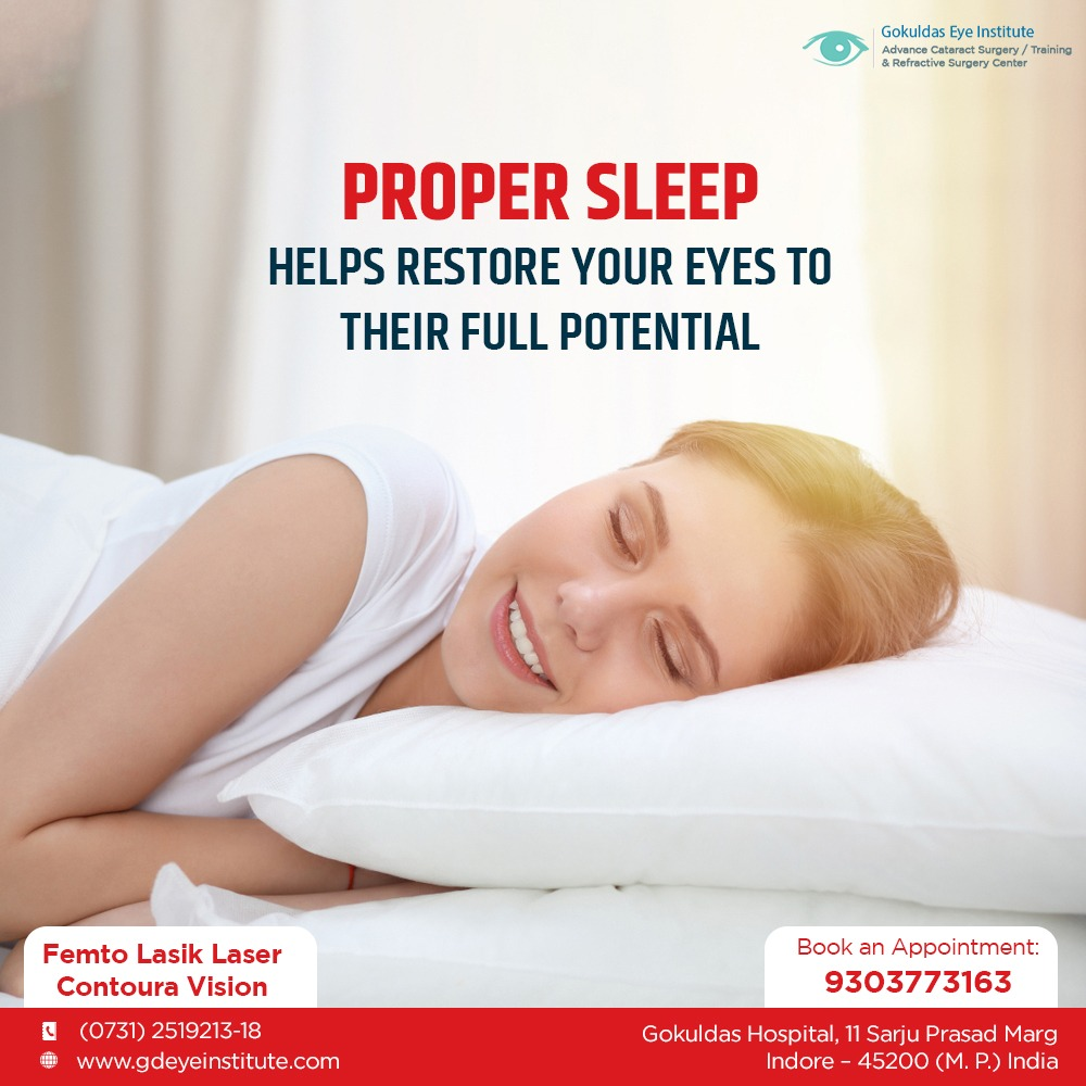 Proper Sleep for your Eye